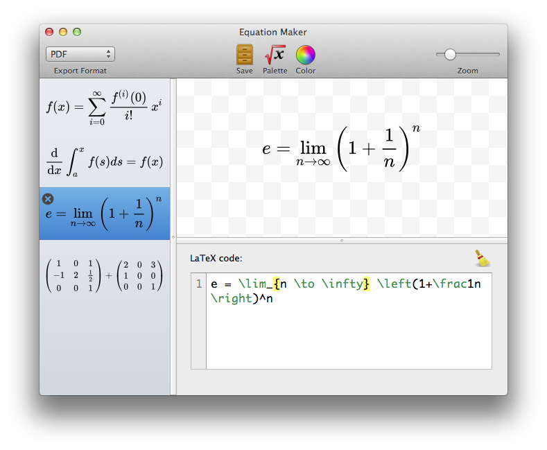 Equation Maker screenshot
